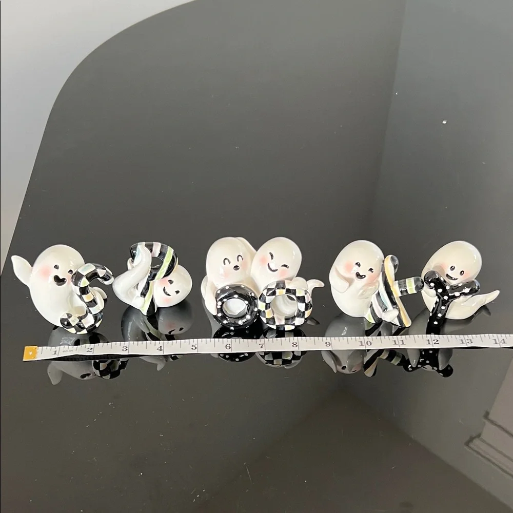 MacKenzie-Childs Boo Spooky Ghosts Set - Picture 12 of 13